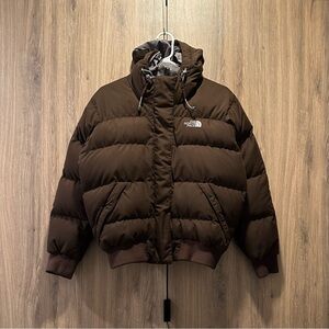 The North Face 550 Chocolate Brown Puffer Jacket Size S